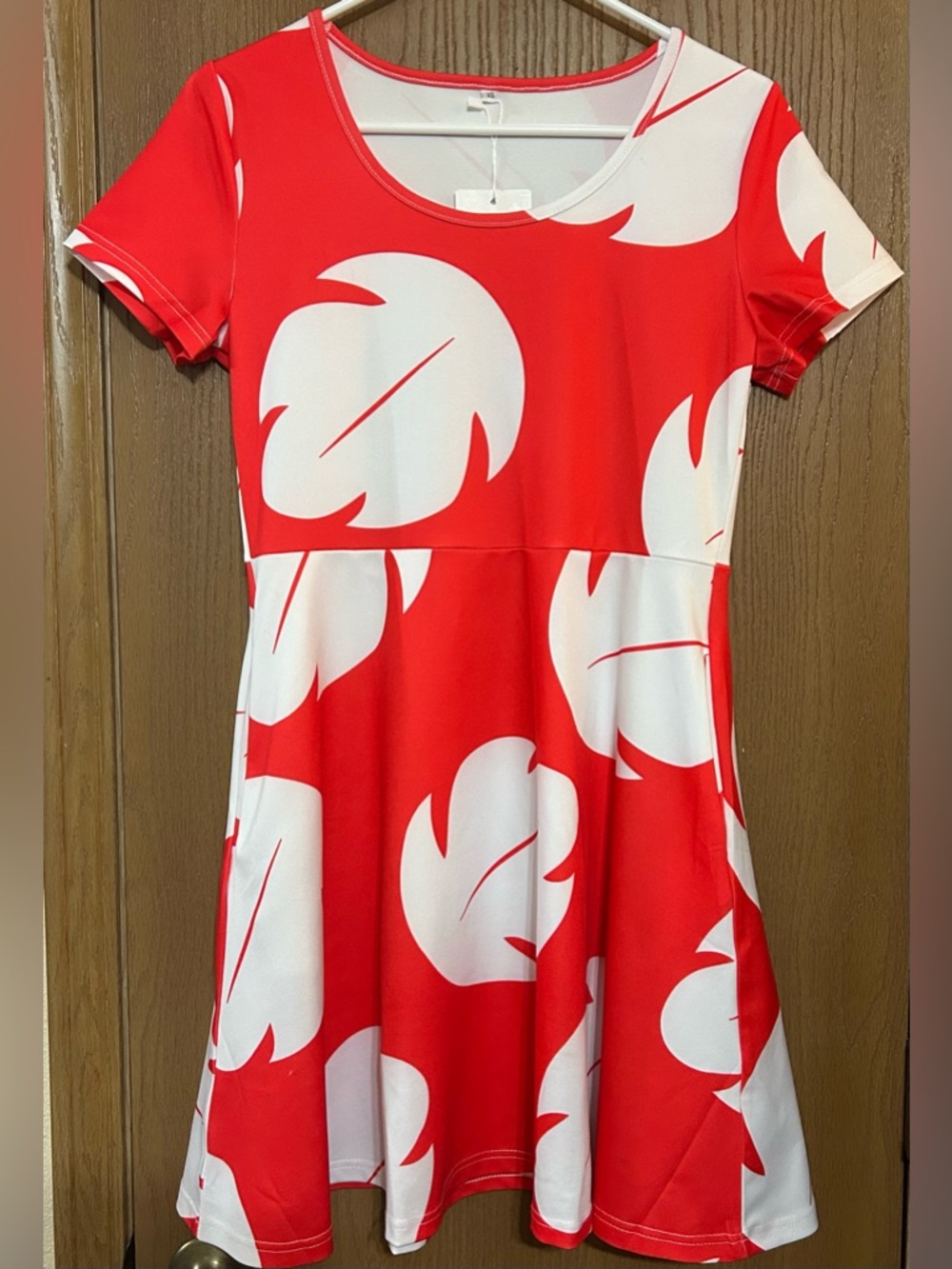 NC Lilo Red Dress w/scrunchy